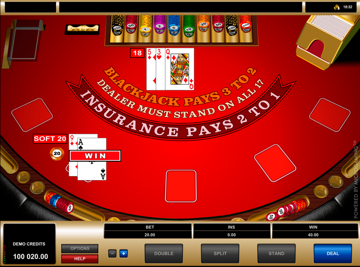 european blackjack microgaming